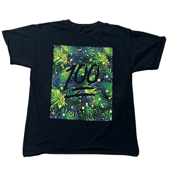 Men's Graphic Tee T-Shirt 100% Leaves - Picture 1 of 10